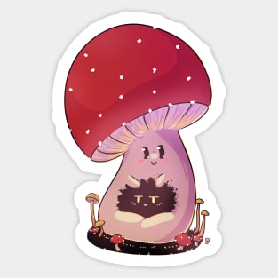 Mushroom Friends Sticker